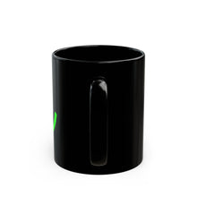Load image into Gallery viewer, Black Mug with Evil Smiley