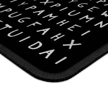 Load image into Gallery viewer, Halfquake Amen Letter Field (Green Highlights) - Mouse Pad